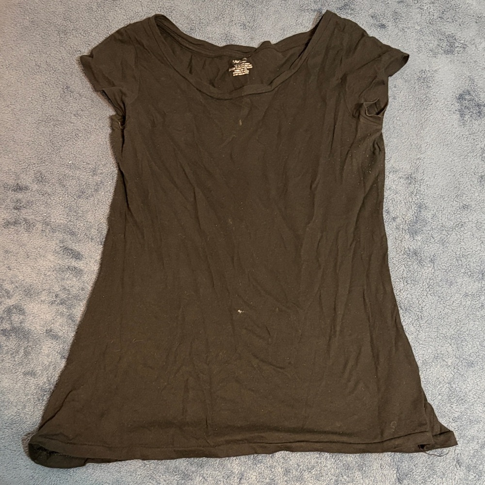 XL Black Short Sleeve Women's Tee